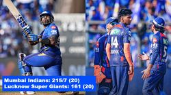 Mi Vs Lsg Mumbai Indians Thrash Lucknow Super Giants By 54 Runs In High Scoring Ipl 2025 Clash