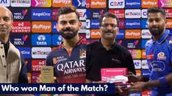Ipl 2025 Mi Vs Rcb Award Winners Man Of The Match Presentation Ceremony Match 