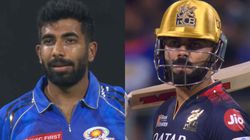 Mi Vs Rcb Virat Kohli Greets Jasprit Bumrah S Comeback With A Majestic Six At A Packed Wankhede