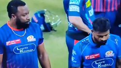 Ipl 2025 Mi Captain Hardik Pandya Ignores Kieron Pollard After Mumbai Vs Lucknow Match Viral Video