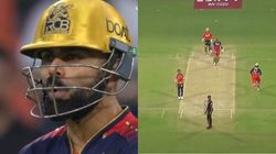 Pbks Vs Rcb Virat Kohli Survives Run Out Scare After Mix Up With Rajat Patidar King Kohli Furious