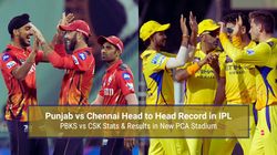 Pbks Vs Csk Head To Head Record Stats Results In New Pca Stadium Ahead Of Ipl 2025 Match 