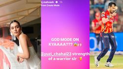 Rj Mahvash Celebration Goes Viral On Yuzvendra Chahal Chepauk Hat Trick