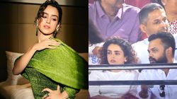 Rr Vs Lsg Sanya Malhotra Spotted In Stands In Jaipur Ipl 2025 From Jingucha Dance To Stadium Glam