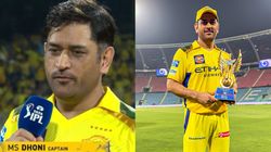 Ipl 2025 Why Are You Giving Me The Award Ms Dhoni Modest Reaction Steals Show In Csk S Thrilli