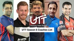 Ultimate Table Tennis 2025 Five Coaches To Debut In Utt Season 6 As Teams Select Coaching Staff