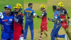Mi Vs Rcb Virat Kohli Banters With Hardik Pandya Suryakumar Yadav Leaves Fans In Awe Of Rcb Super