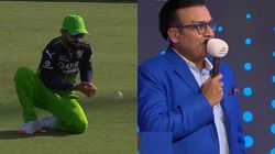 Ipl 2025 Virat Kohli Trolled By Virender Sehwag For Dropped Catch Of Dhruv Jurel During Rr Vs Rcb