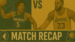 Timberwolves Vs Lakers Match Highlights 25th April Lebron S Historic Night Overshadowed As Minneso