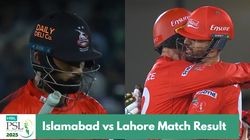 Yesterday Psl Match Result Islamabad United Vs Lahore Qalandars Psl 2025 Match 1 Score On April 