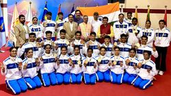 Record Gold Medals India Yogasana Dominance 