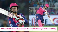 Ipl 2025 Vaibhav Suryavanshi Becomes Youngest Ever To Hit Fifty Smashes Ipl And T20 World Records