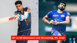 Gt Vs Mi Eliminator Live Streaming Ipl 2025 How To Watch Gujarat Titans Vs Mumbai Indians Telecast