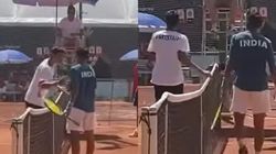 Pakistan Player Disrespects Indian Opponent With Petty Handshake Snub In Davis Cup Shocking Video G