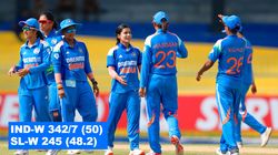 Ind W Vs Sl W Smriti Mandhana Shines Rana Spins Magic As India Crush Sri Lanka By 97 Runs To Win T