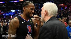 Leonard Thanks Popovich After Spurs Coach Retires 