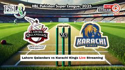 Lahore Qalandars Vs Karachi Kings Live Streaming Psl 2025 How To Watch Lq Vs Kk Live Telecast In I
