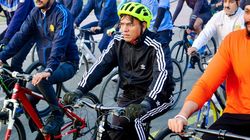 Cycling With Teachers Sports Minister Mansukh Mandaviya Supports Active Living In India 
