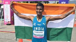 Servin Sebastian Wins Bronze In Mens 20km Race Walk At Asian Athletics Championships
