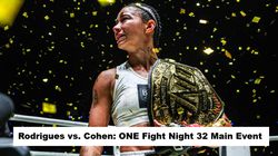 One Fight Night 32 Allycia Hellen Rodrigues Vs Shir Cohen Confirmed As The New Main Event