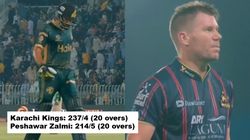 Peshawar Zalmi Vs Karachi Kings Psl 2025 Warner S 86 Powers Kings To 23 Run Win In Rawalpindi Run