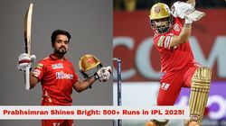Ipl 2025 Prabhsimran Singh Crosses 500 Runs Becomes Second Pbks Uncapped Star After Shaun Marsh