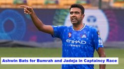 Ravichandran Ashwin Urges Bcci To Consider Bumrah Jadeja Over Gill For Test Captaincy Why Not Thi