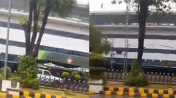 Psl Match Cancelled After Drone Damages Rawalpindi Stadium Viral Video Exposes Pakistan Authorities