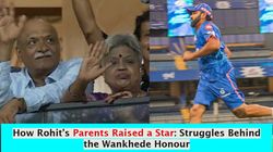 Rohit Sharma S Stand At Wankhede How His Parents Overcame Struggles To Raise The Hitman