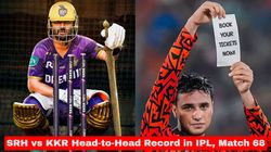 Srh Vs Kkr Head To Head Record In Ipl Sunrisers Hyderabad Vs Kolkata Knight Riders H2h Record Stat