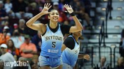 Angel Reese Triple Double Chicago Sky Win 