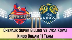 Csg Vs Lkk Dream11 Prediction Tnpl 2025 Chepauk Super Gillies Vs Lyca Kovai Kings Fantasy Team Sta