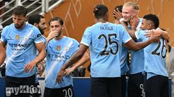 Juventus Manchester City Haaland Milestone Goal 