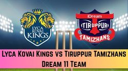 Lkk Vs Itt Dream11 Prediction Lyca Kovai Kings Vs Tiruppur Tamizhans Tnpl 2025 Fantasy Team Match