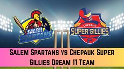 Ss Vs Csg Dream11 Prediction Salem Spartans Vs Chepauk Super Gillies Tnpl 2025 Fantasy Team Key Fa