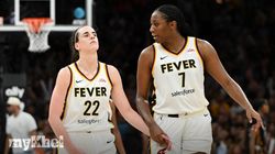 Caitlin Clark Leg Injury Indiana Fever Win 
