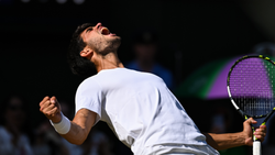 Wimbledon Alcaraz Battles Past Fritz To Keep Hat Trick Hopes On Track