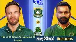 Pakistan Champions Vs South Africa Champions World Championship Of Legends Live Score Pak Vs Sa Wcl