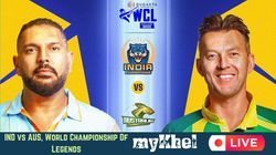 India Champions Vs Australia Champions World Championship Of Legends 2025 Live Score Ind Vs Aus Wcl