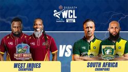 West Indies Vs South Africa Wcl World Championship Of Legends 2025 Live Streaming Tv Telecast Online