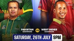 Pakistan Vs West Indies Wcl 2025 Live Streaming Pak Champions Vs Wi Champions Match On Online Tv