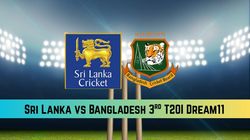 Sl Vs Ban Dream11 Prediction Sri Lanka Vs Bangladesh 3rd T20i Fantasy Team Playing 