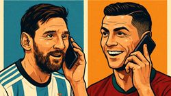 Cristiano Ronaldo Llamo A Lionel Messi Por Telefono En 2017 Son Realmente Mejores Amigos