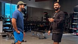 Rohit Sharma Gearing Up For Odi Return Picture With Abhishek Nayar Goes Viral