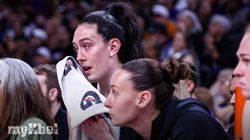 Breanna Stewart Injures Knee Liberty Win Phoenix Playoff Opener 
