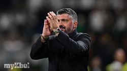 Gennaro Gattuso Enthusiasm Italy Supporters After Win 