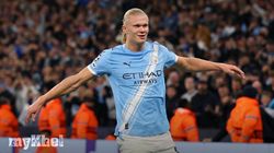 Manchester City 2 0 Napoli Haaland Reaches 50 Champions League Goals 