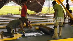 Mondotrack Para Friendly Gym Training Area Jln Stadium New Delhi Prepares For World Para Athletics