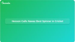 Mohammed Nawaz Named Best Spinner In World By Pakistan Coach Mike Hesson 
