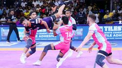 Nitin Kumar S Super 10 Leads Jaipur Pink Panthers Comeback To Clinch Tie Breaker Against U Mumba